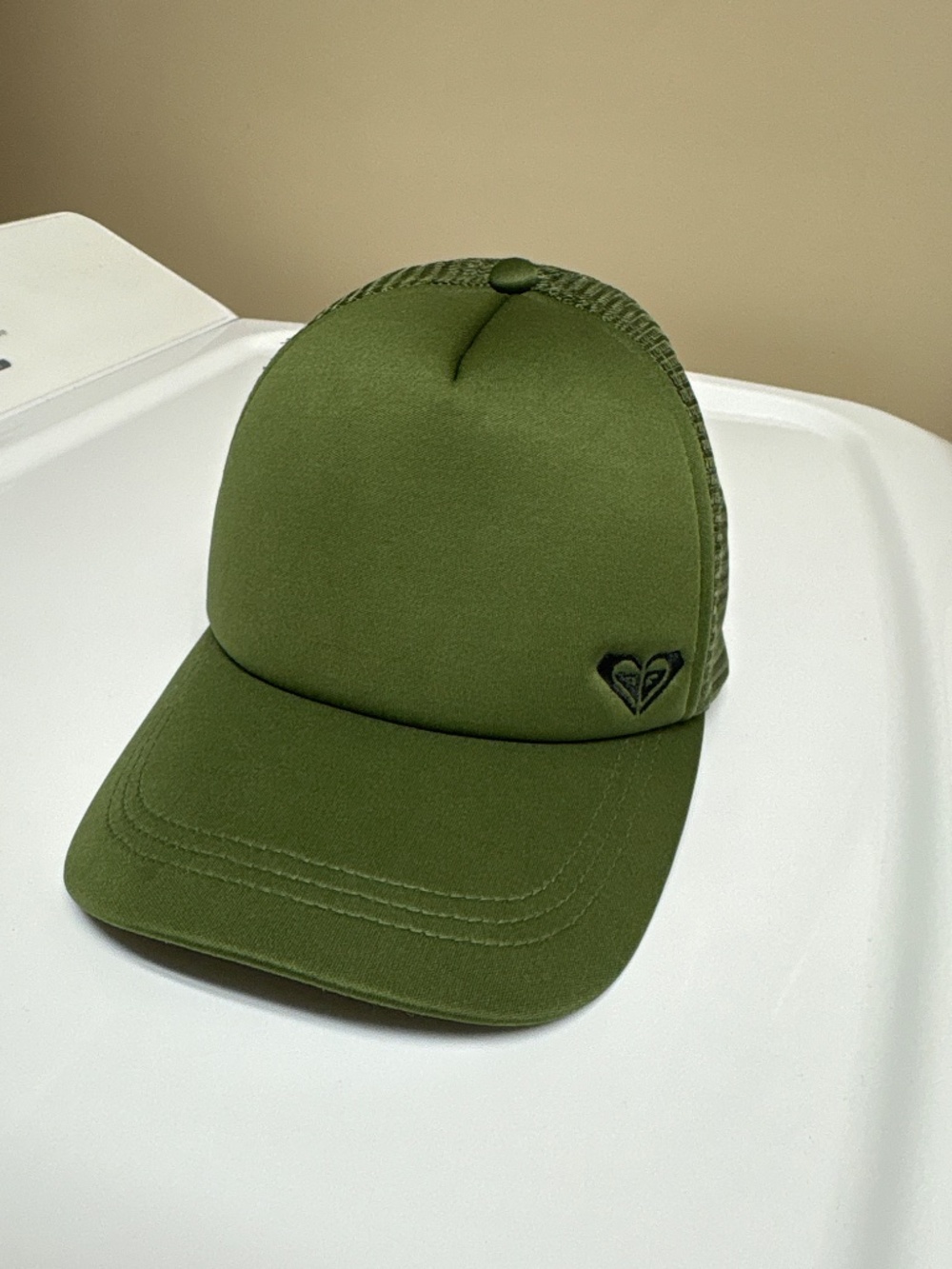 Olive green Roxy cap - Picture 4 of 4